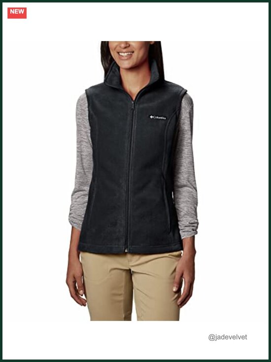 Jackets & Blazers - Women's Fleece Vest Sleeveless Zipper Pockets Outdoor Layer